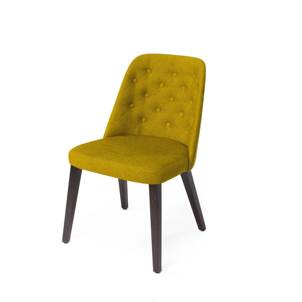 Esszimmerstuhl: Stoff- oder Lederpolsterung mit Holzbeinen |  Modell LEO HOME24